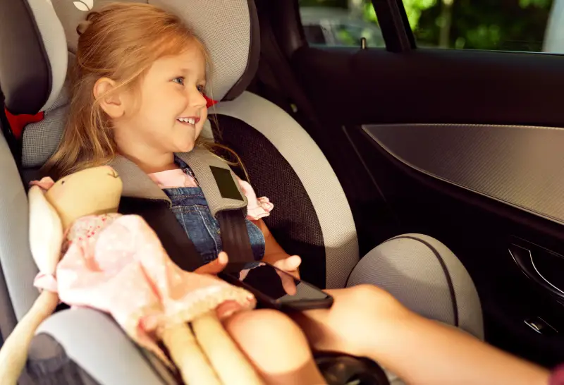 Dulles Airport Shuttle with Car Seat